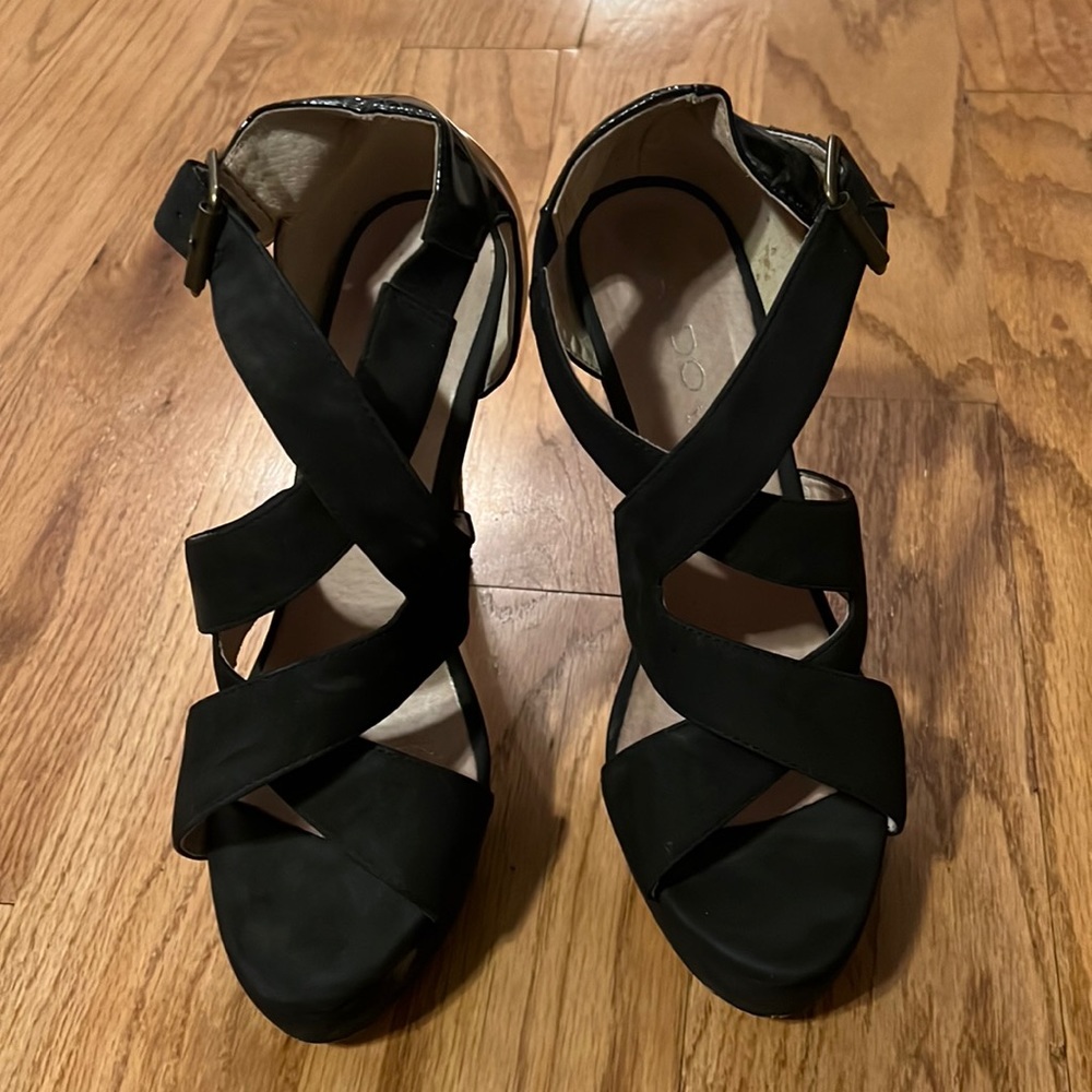 Black suede Pumps